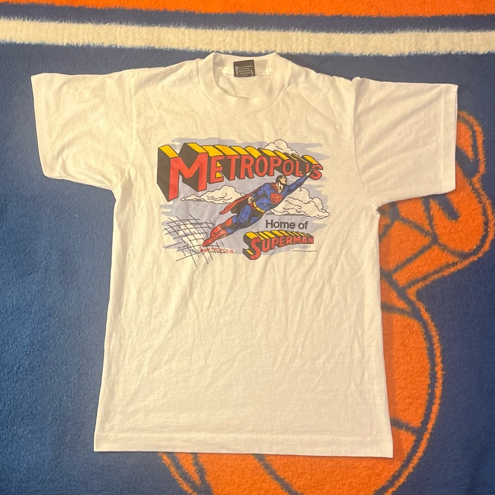 VINTAGE 90s SUPERMAN T SHIRT